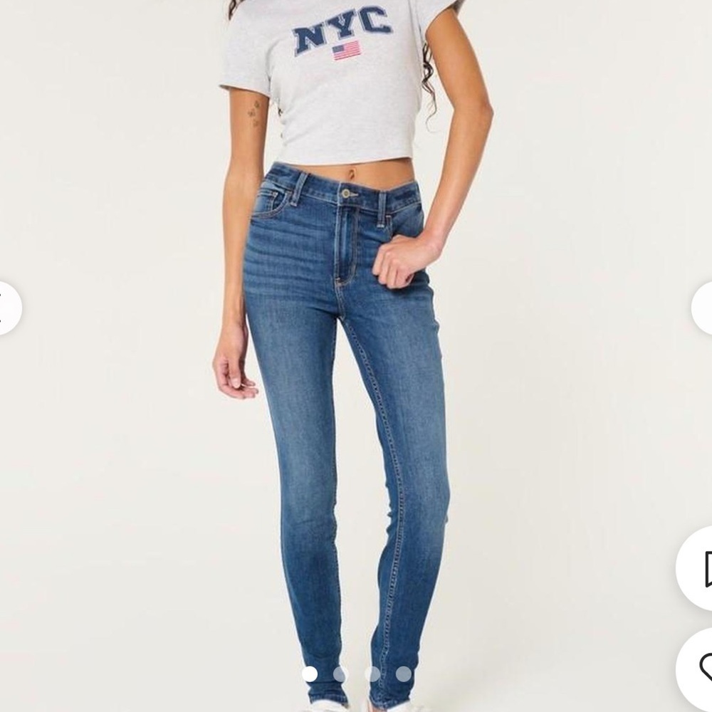 Hollister Women's Skinny  Blue Jeans
